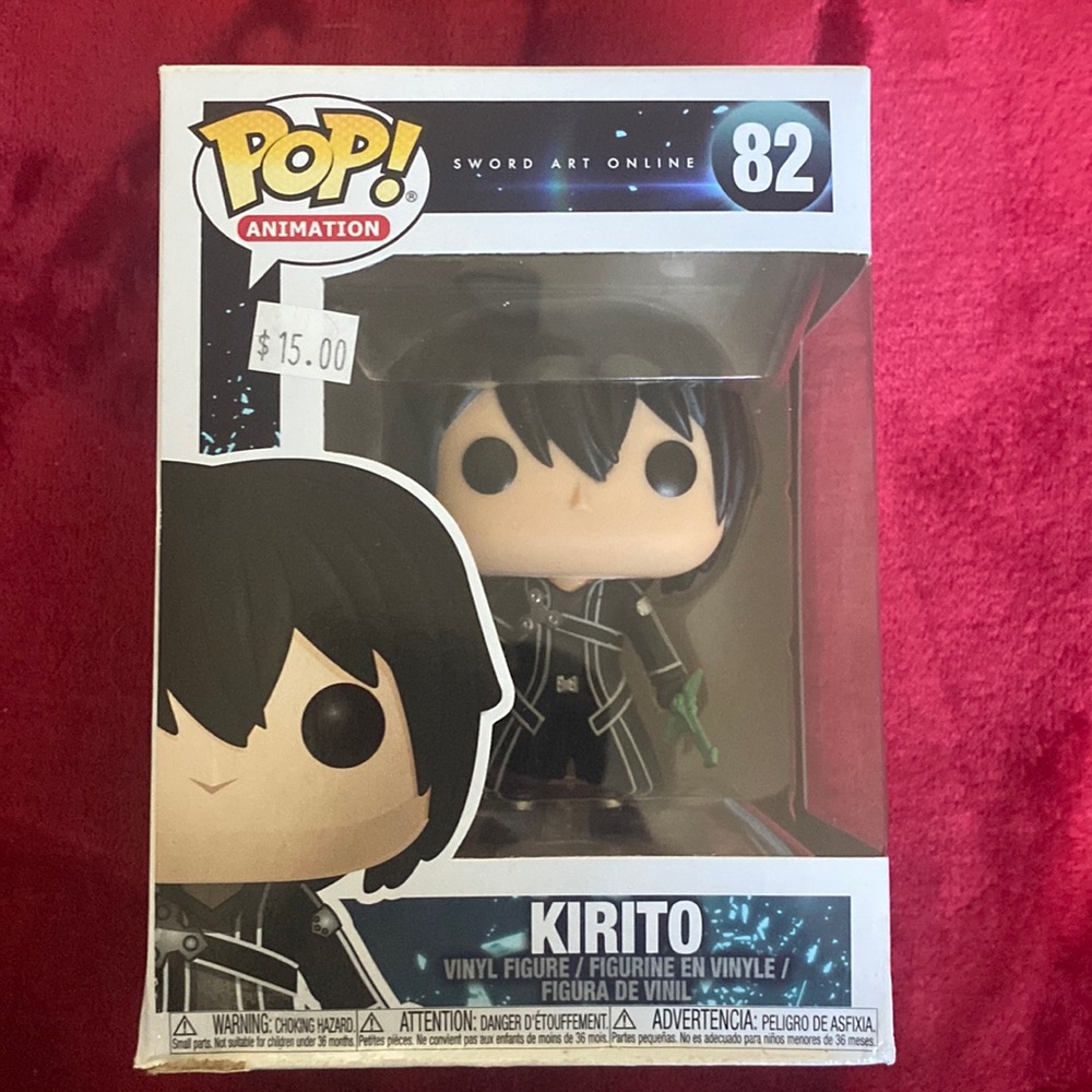 Kirito vinyl figure sword art online Funko Pop! #82